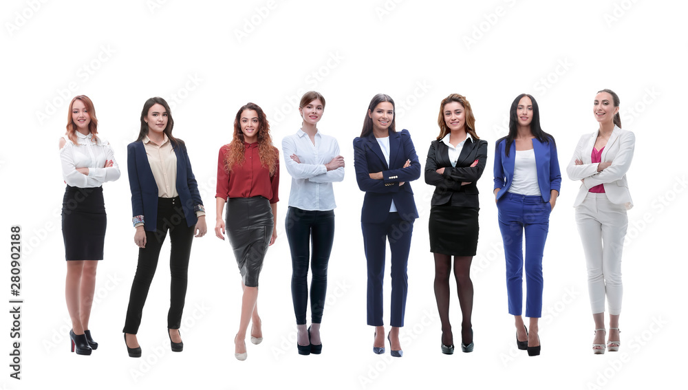 panoramic photo of a big business team standing together panoramic photo of a big business team standing together