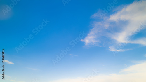Fototapeta Naklejka Na Ścianę i Meble -  Sky with some clouds. Clear. Nice weather. Light clouds. 01