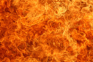 The explosion of fire at full frame is hot.