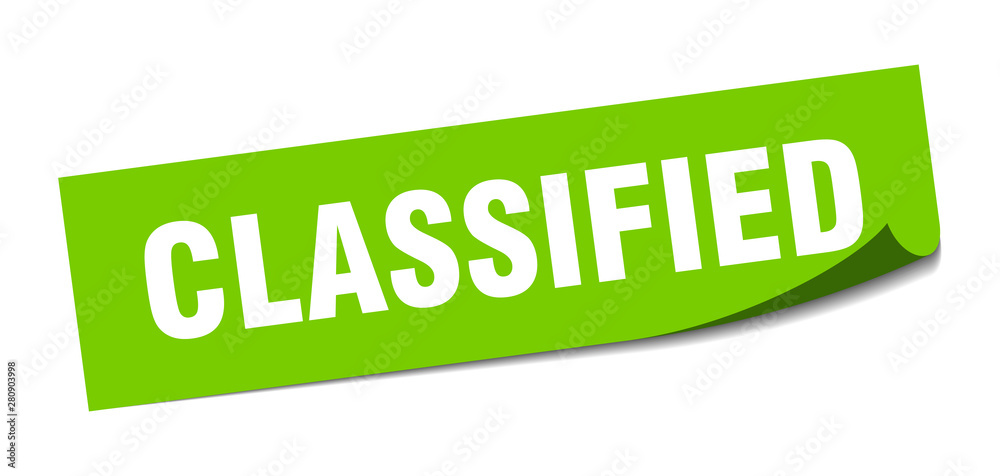 classified sticker. classified square isolated sign. classified classified sticker. classified square isolated sign. classified