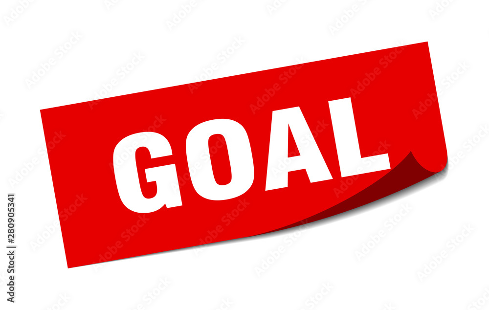 goal sticker. goal square isolated sign. goal goal sticker. goal square isolated sign. goal