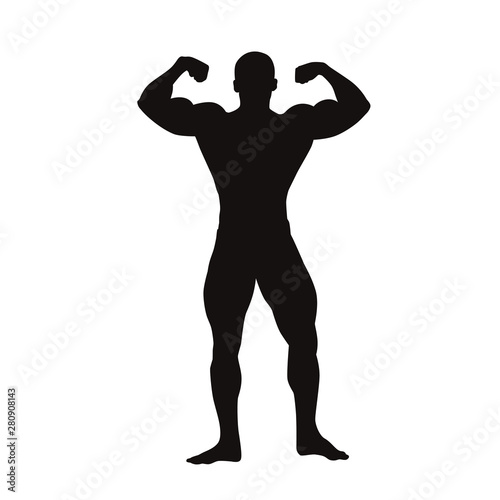 Bodybuilder Silhouettes 