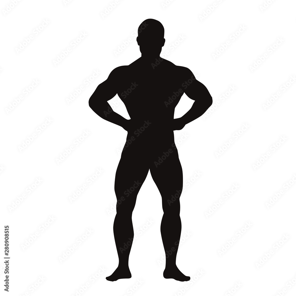 Bodybuilder Silhouettes Bodybuilder Silhouettes