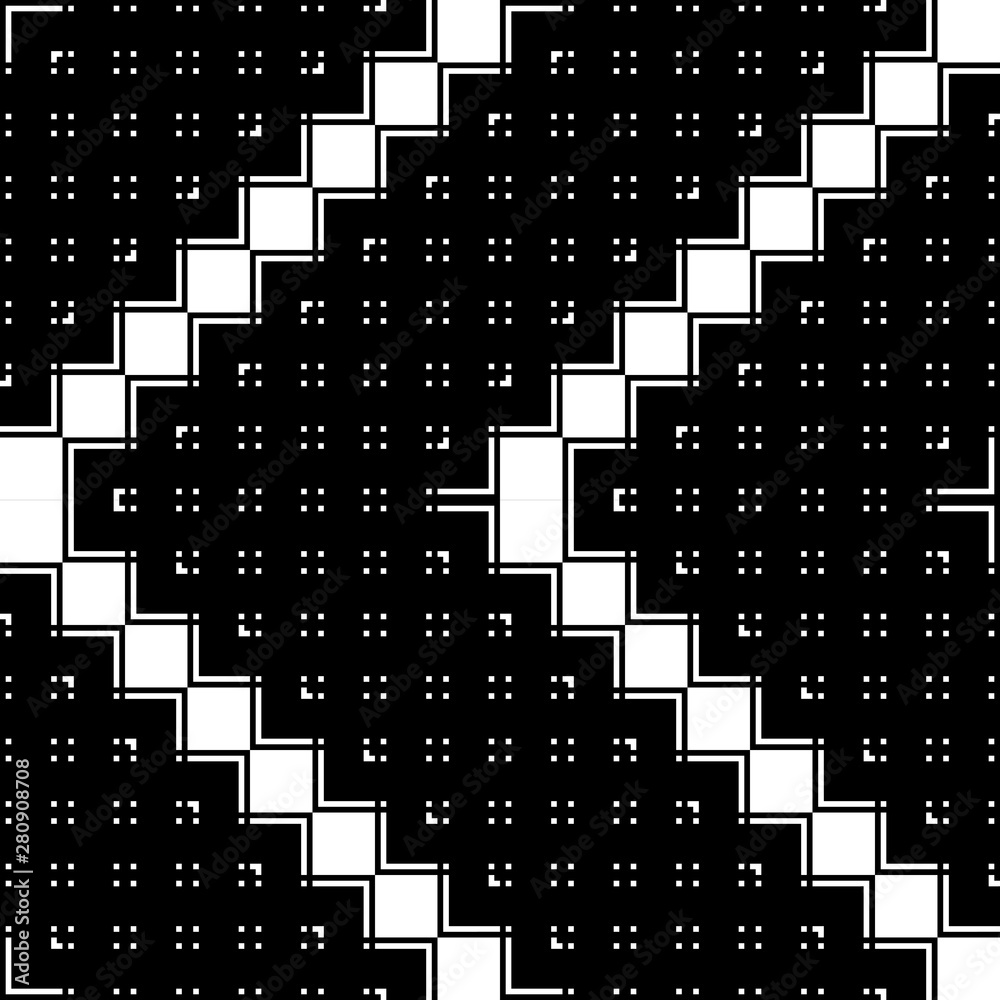 Design seamless monochrome geometric pattern Design seamless monochrome geometric pattern