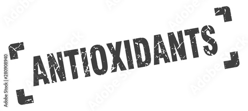 antioxidants stamp. antioxidants square grunge sign. antioxidants
