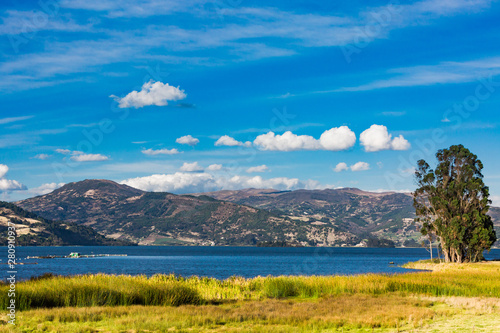 Laguna de Tota Lake Boyaca in Colombia South America