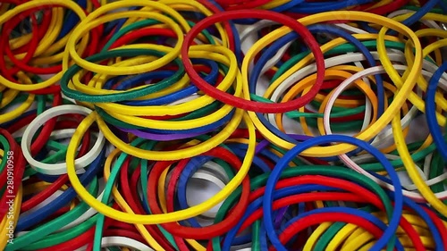 Wallpaper Mural Jar rubbers rubber gum closeup texture rotating video background Torontodigital.ca