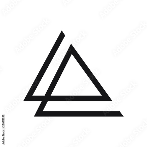 modern triangle design