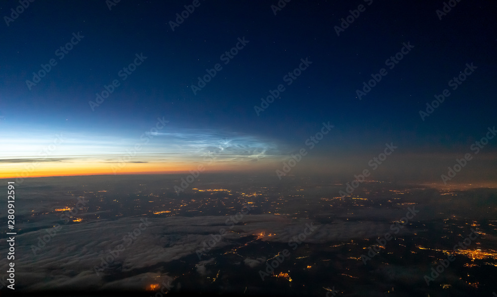 Sunset from 37.000ft