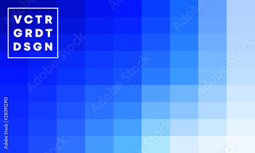 Blue gradient background template design. Vector illustration