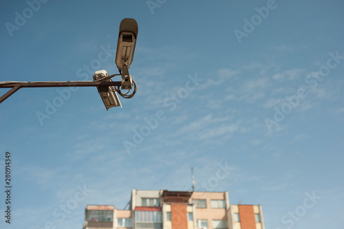 Street video surveillance cameras photo