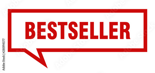 bestseller sign. bestseller square speech bubble. bestseller