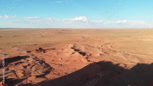 Wallpaper Mural Aerial view of the Bayanzag, flaming cliffs, Gobi Desert, Mongolia Torontodigital.ca