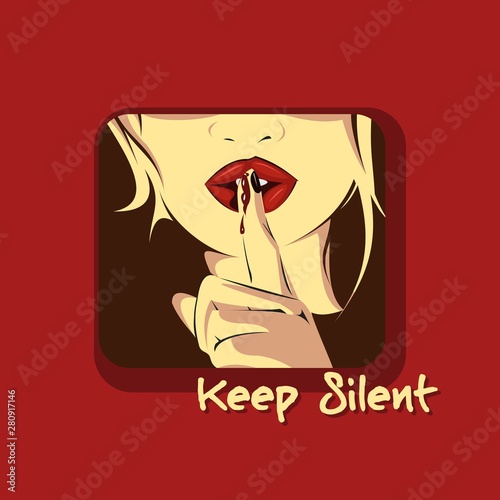 keep silent