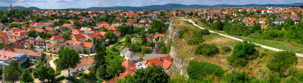 Ein Vorort von Veszprem, einer Stadt in der Naähe des Plattensees, Ungarn