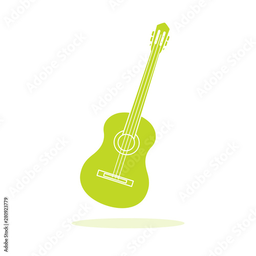 Acoustic guitar. String musical instruments.