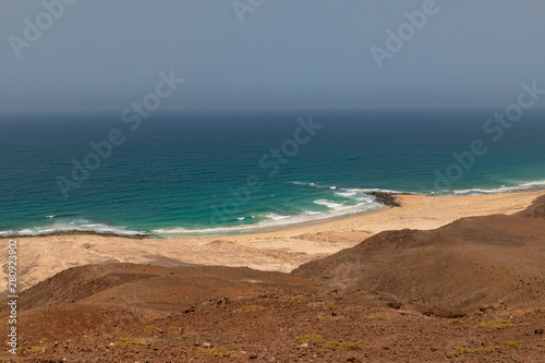 morro negro lighthouse in boa vista cabo verde