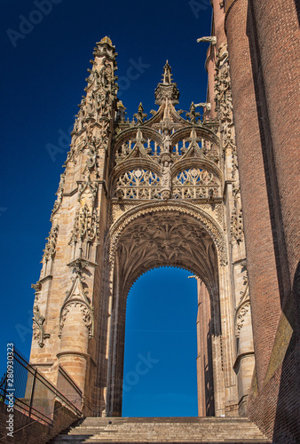 Exterior of the famous cath...