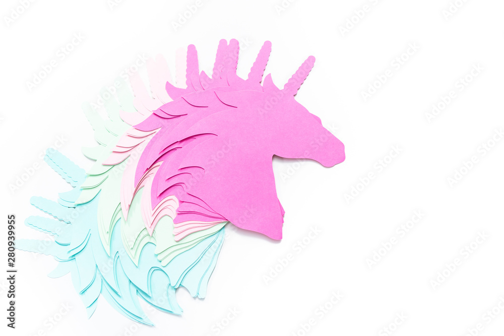 Obraz premium Unicorn cutouts