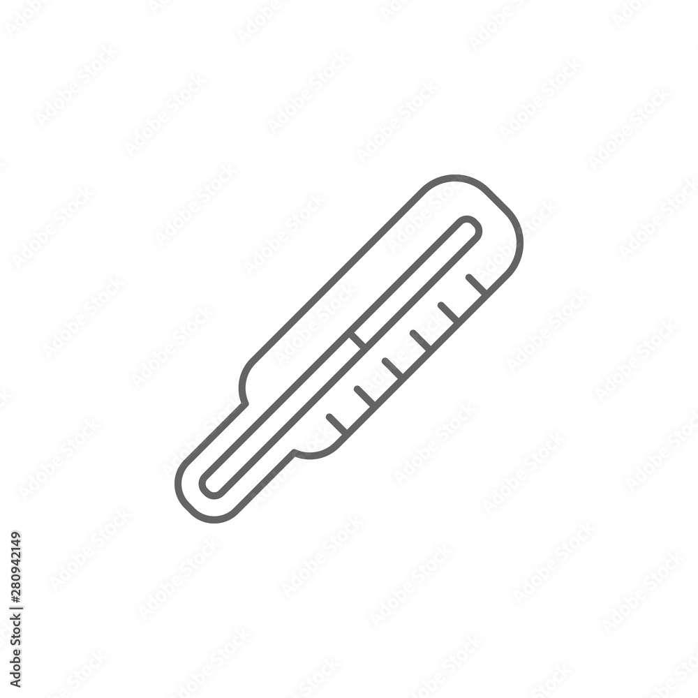 Thermometer, healthcare icon. Element of medicine icon. Thin line icon Thermometer, healthcare icon. Element of medicine icon. Thin line icon
