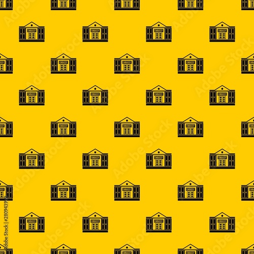 Embassy pattern seamless vector repeat geometric yellow for any design