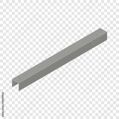 Profile plasterboard icon. Isometric illustration of profile plasterboard vector icon for web