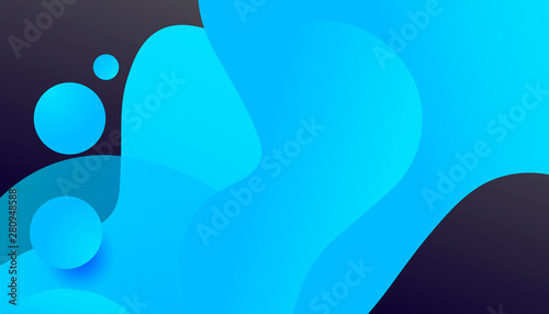 Diseño abstracto de fondo orgánico colorido con degradado neón para presentación.