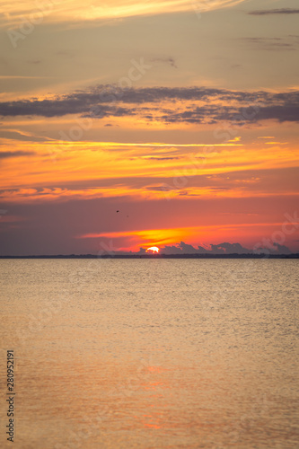 Watching an amazing sunset in Florida's panhandle © John