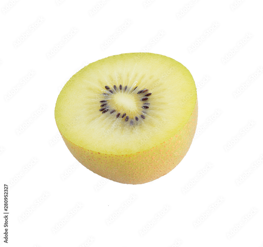 sliced kiwi fruit on white background sliced kiwi fruit on white background