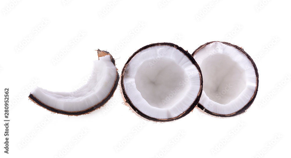 coconut isolated on white background coconut isolated on white background