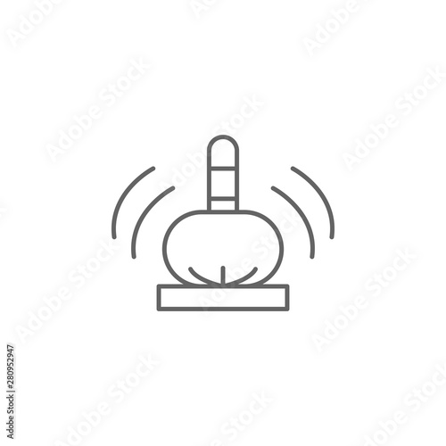 Massage, treatment icon. Element of medicine icon. Thin line icon