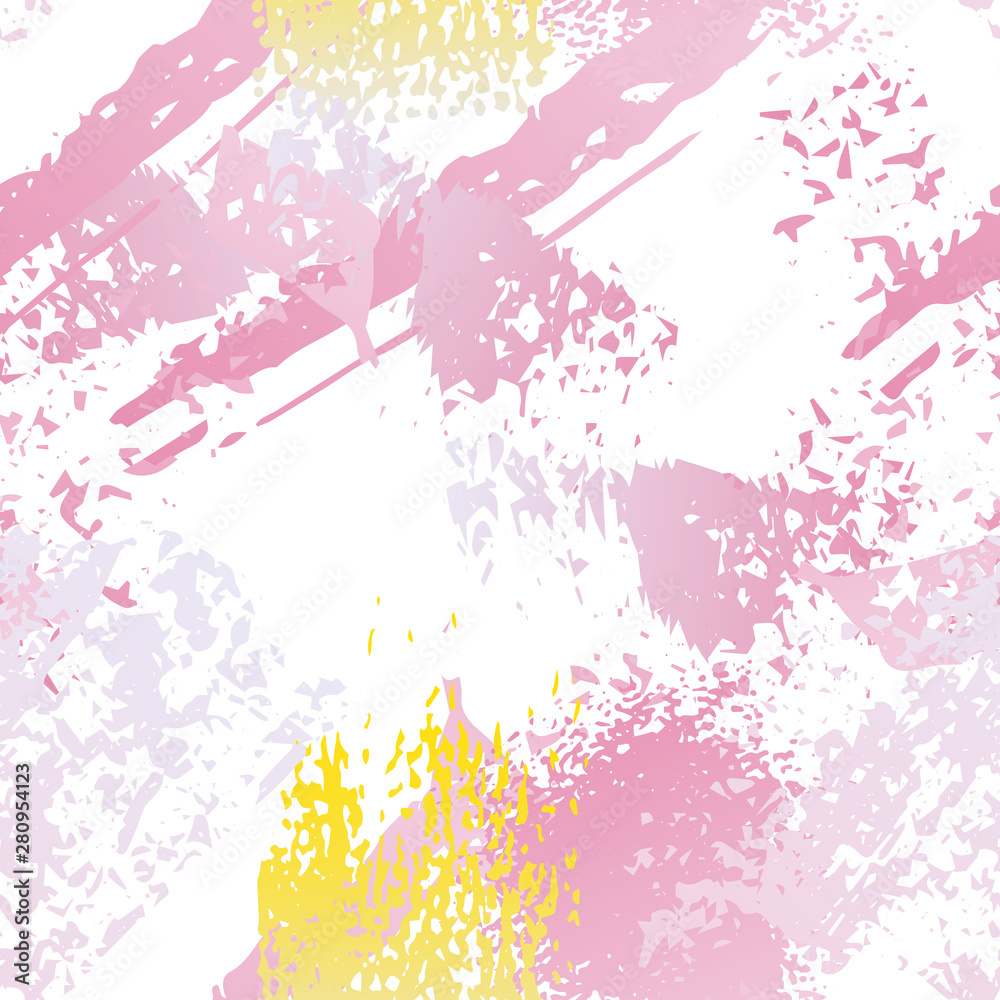 Obraz premium Splatter Brush Stroke Surface. Watercolor Endless 