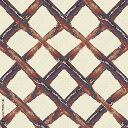 Vector illustration of diagonal rectangles