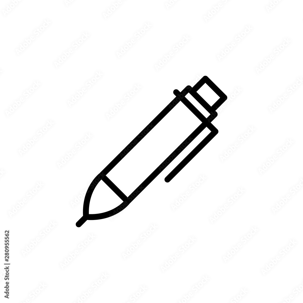 Pen, tool icon. Element of Education icon. Thin line icon Pen, tool icon. Element of Education icon. Thin line icon