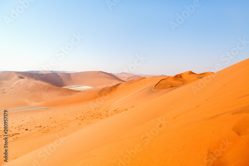 Red sand dunes of Namibia