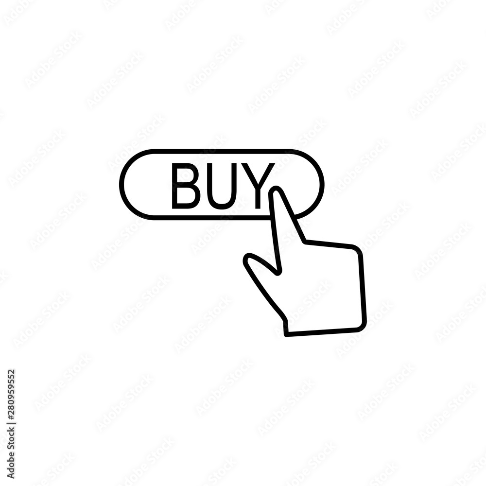 Finger, buy, touch icon. Element of corruption icon. Thin line icon on white background Finger, buy, touch icon. Element of corruption icon. Thin line icon on white background