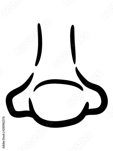 Nase Riechen Zinken Schnuffeln Comic Cartoon Design Clipart Cool Lustig Grosse Stock Illustration Adobe Stock