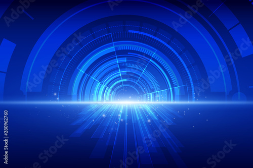 Abstract technology speed concept. vector background