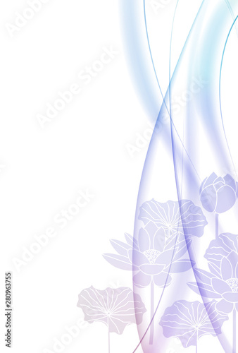 蓮　喪中　佛　背景