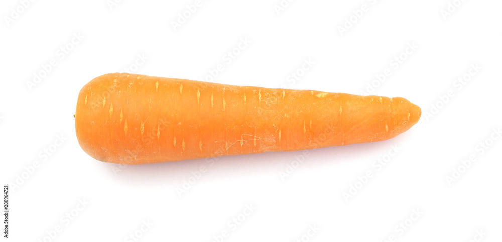 Fresh carrot isolated on white background. Fresh carrot isolated on white background.