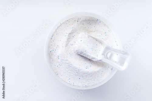 washing powder with measuring cup