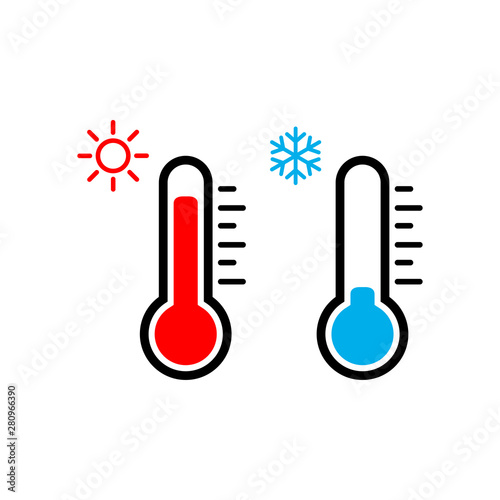 Thermometer symbol icon vector illustration