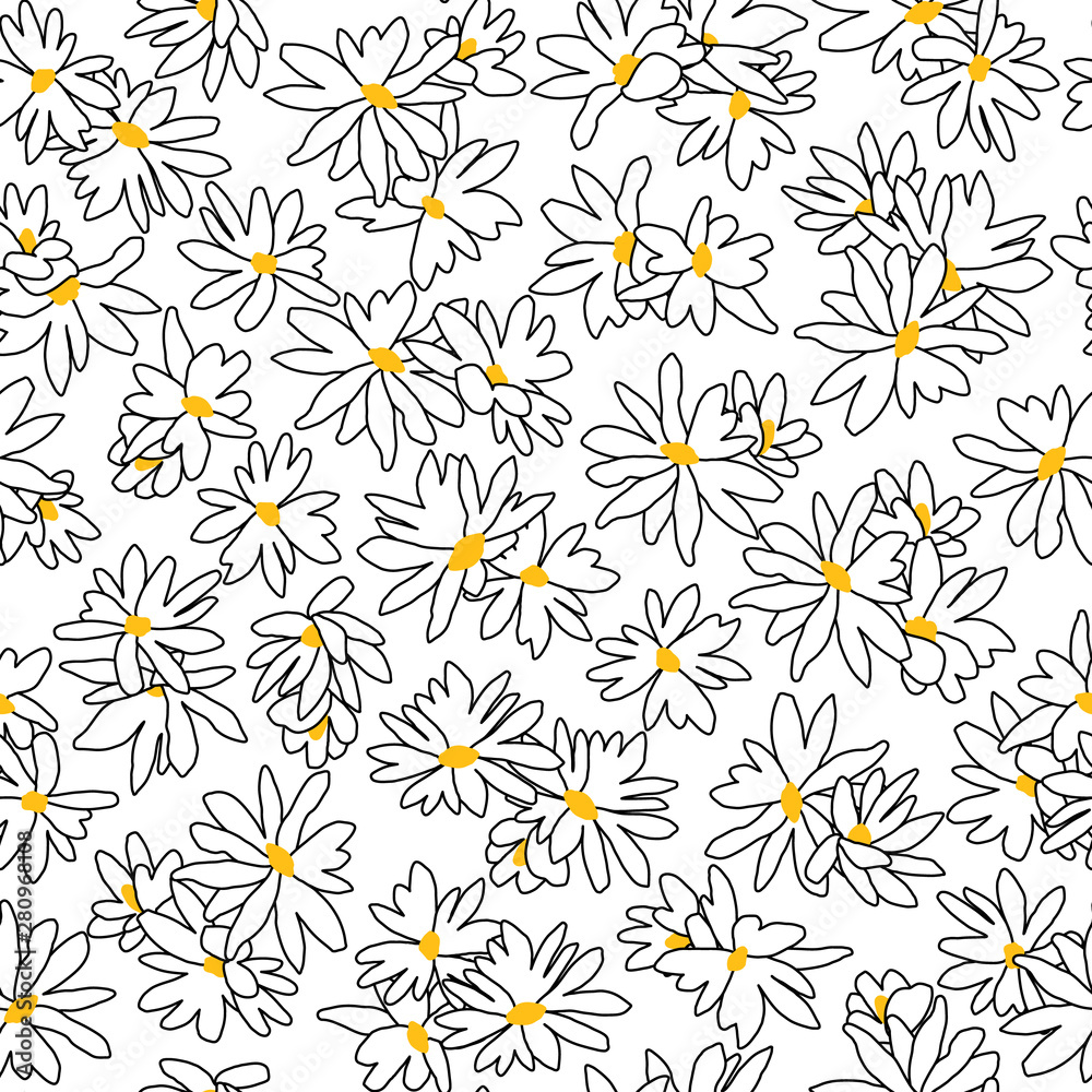 Flower seamless pattern material abstract beautifully Flower seamless pattern material abstract beautifully