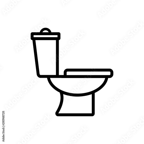 Toilet symbol icon vector illustration