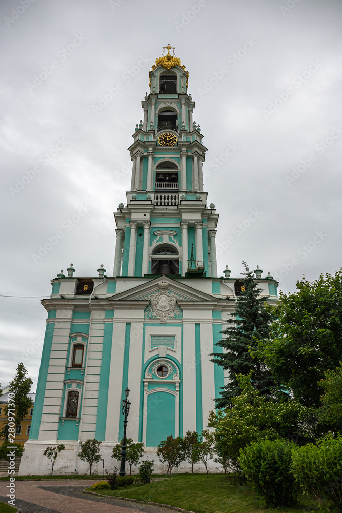 The famous Holy Trinity-St. Sergius Lavra, Sergiev Posad,
