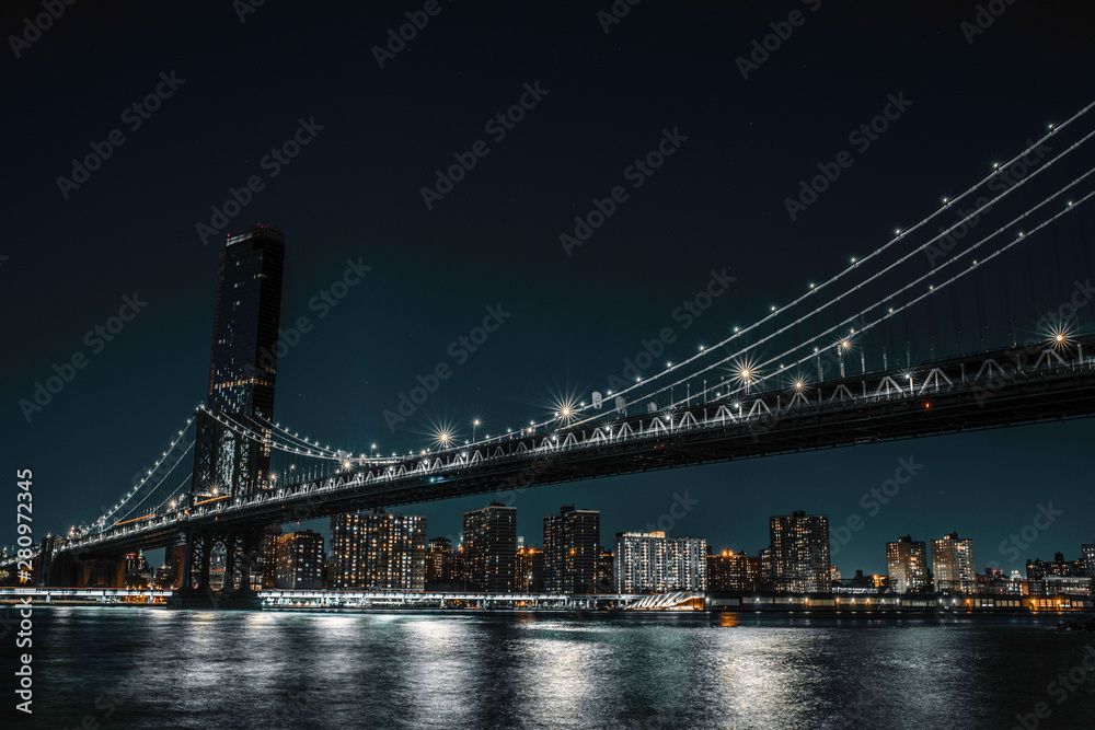 Manhattan bridge long exposure