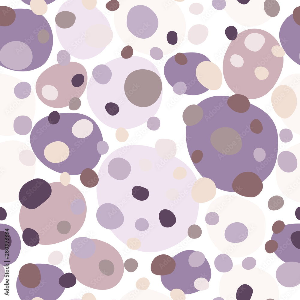 Fototapeta premium Abstract hand drawn stones seamless pattern. Floor marble pattern