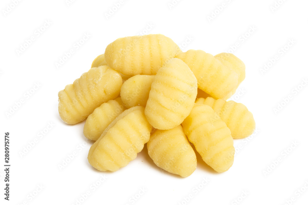 potato gnocchi isolated potato gnocchi isolated