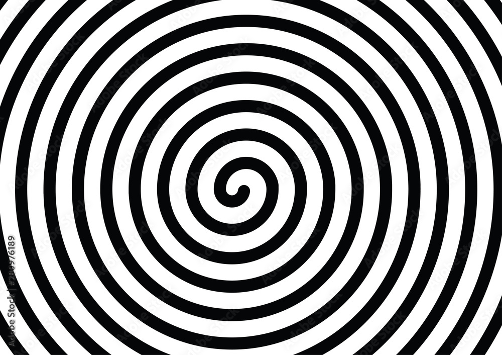 vector of twisted circle black and white optical illusion vector of twisted circle black and white optical illusion