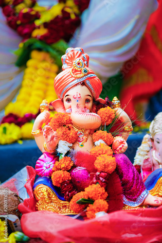 lord ganesha , indian ganesh festival.